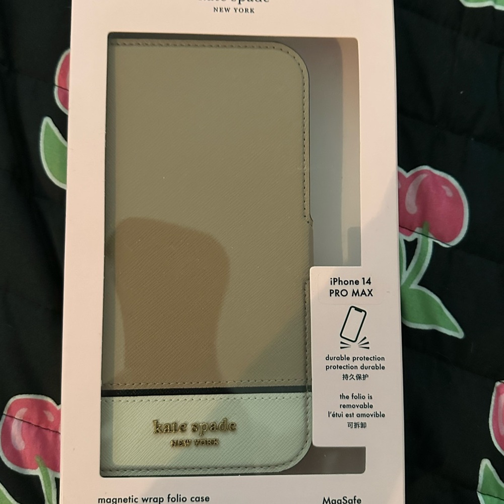 Kate Spade iPhone 14 Pro Max Folio Case